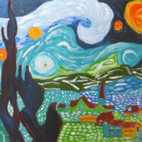 Etude de l'oeuvre de Vincent Van Gogh avec les enfants