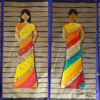 Métal à repousser avec les enfants